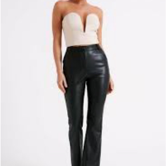 Meshki Dahlia Strapless Deep V Cropped Corset - Picture 4 of 7